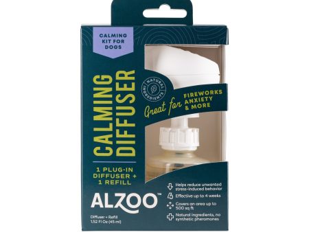 Alzoo Plant-Based Calming Diffuser Kit Dog 1.52oz. Sale