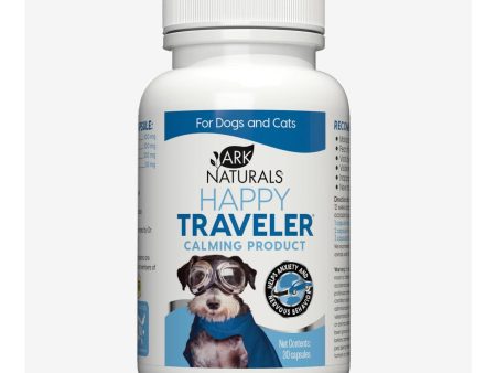 Ark Naturals Happy Traveler Dog And Cat Capsules, 30 Capsules For Sale