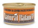 Natural Balance Pet Foods Ultra Premium Wet Cat Food Chicken & Liver Pate 24ea 3 oz For Discount