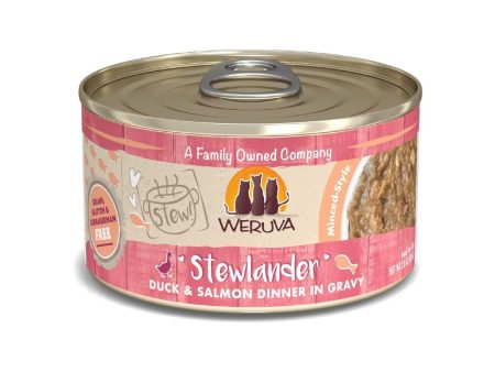 Weruva Cat Stewlander Duck and Salmon Dinner in Gravy 2.8ooz. (Case of 12) For Discount