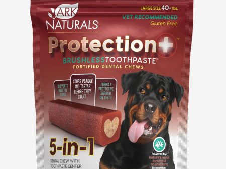 Ark Naturals Protection+ Toothpaste 5 In1 1Lb 2oz. Bag Large Chews For Sale