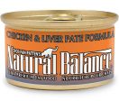 Natural Balance Pet Foods Ultra Premium Wet Cat Food Chicken & Liver Pate 24ea 3 oz For Discount