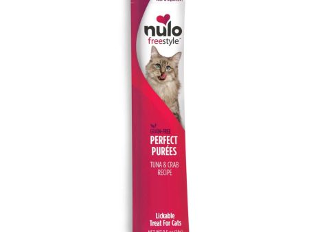 Nulo Freestyle Perfect Purees Grain-Free Cat Food Topper Treat Tuna & Crab 48ea 0.5 oz, 48 pk Cheap