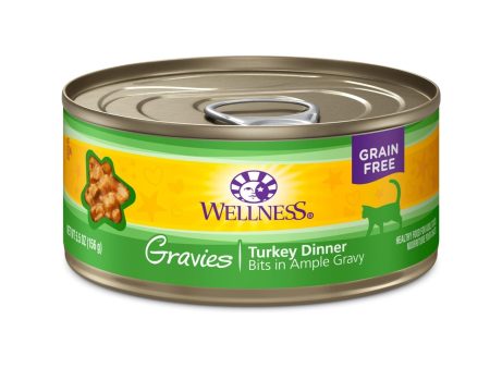 Wellness Cat Complete Health Gravies Turkey Dinner 5.5oz. (Case of 12) For Cheap