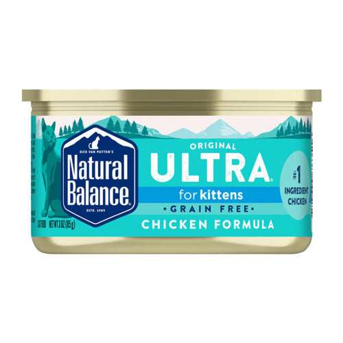 Natural Balance Pet Foods Original Ultra Whole Body Health Wet Kitten Food Chicken 24ea 3 oz Fashion