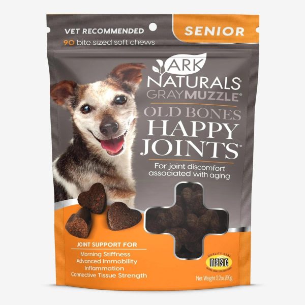 Ark Naturals Gray Muzzle Joint Health Senior Dog Treats, 3.17-oz. Bag, 90 Count Discount