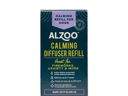 Alzoo Plant-Based Calming Diffuser Refill Dog 1.52oz. Supply