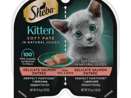 Sheba Perfect Portions Soft Pate Wet Kitten Food Delicate Salmon, 24ea 2.65oz. Discount