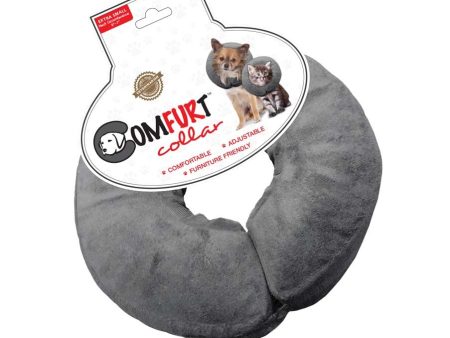 Arlee Pet Products Poly Filled Adjustable E-Collar Charcoal 1ea XS Hot on Sale