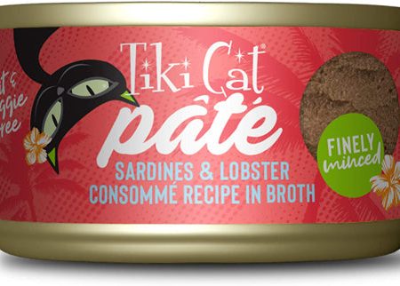 Tiki Pets Cat Grill Sardines and Lobster Consomme  Pate 2.8oz. (Case of 12) Online