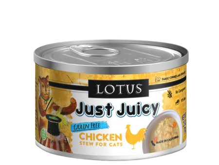 Lotus Cat Just Juicy Chicken Stew 2.5oz. (Case of 24) For Discount