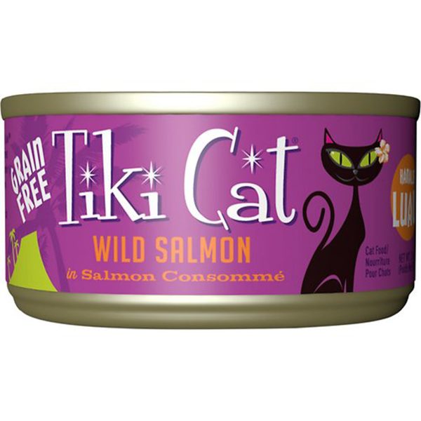 Tiki Pets Cat Hanalei Luau Salmon 2.8oz. (Case of 12) Online Sale