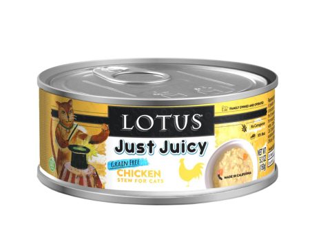 Lotus Cat Just Juicy Chicken Stew 5.3oz. (Case of 24) Hot on Sale