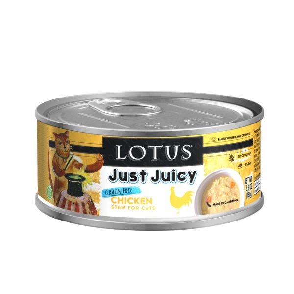 Lotus Cat Just Juicy Chicken Stew 5.3oz. (Case of 24) Hot on Sale