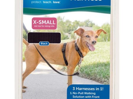 PetSafe 3in1 Dog Harness Black 1ea XS Discount