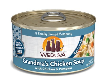 Weruva Cat Grandmas Chicken Soup with Chicken and Pumpkin 5.5oz. (Case of 24) on Sale