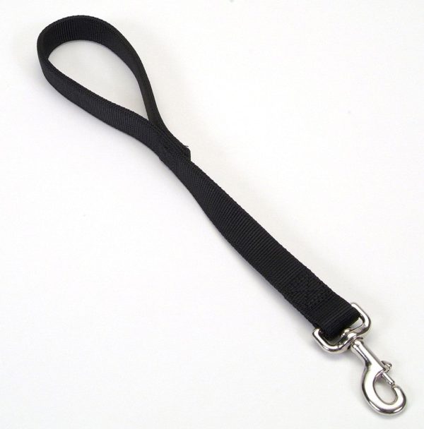 Coastal Double-Ply Nylon Traffic Dog Leash Black 1ea 1 In X 24 in Online Sale