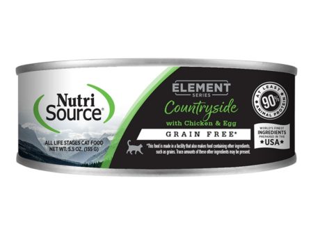 Nutrisource Cat Grain Free Element Countryside 5.5Oz (Case of 12) For Sale