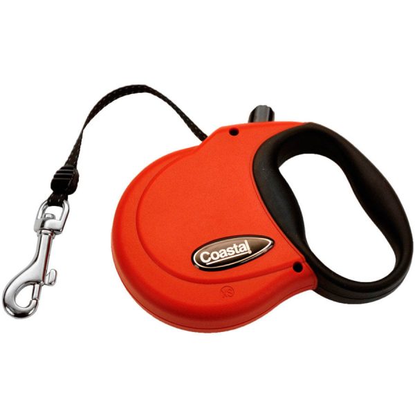 Coastal Retractable Dog Leash Red 1ea 12 ft, XS on Sale