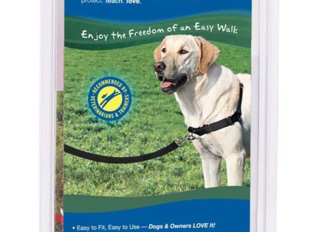 PetSafe Easy Walk Dog Harness Black Silver 1ea MD LG Cheap