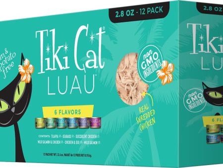 Tiki Pets Cat Luau Emma Variety Pack 2.8oz. (Case of 12) Sale