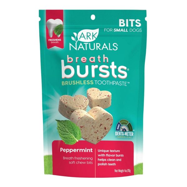 Ark Naturals Dog Breath Bursts Peppermint Bits 4oz. on Sale