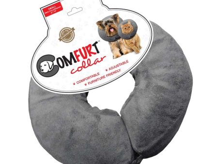 Arlee Pet Products Poly Filled Adjustable E-Collar Charcoal 1ea SM Discount