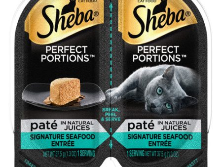 Sheba Perfect Portions Pate Wet Cat Food Signature Seafood 24ea 2.6 oz Hot on Sale