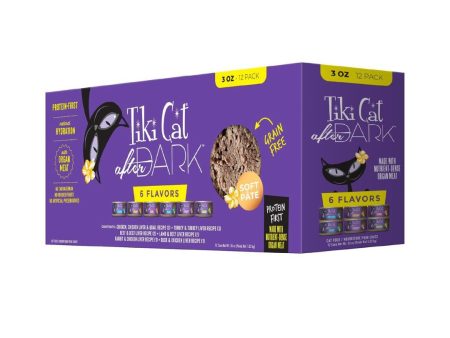 Tiki Pet Cat After Dark Pate 3Oz Variety Pack Online Sale