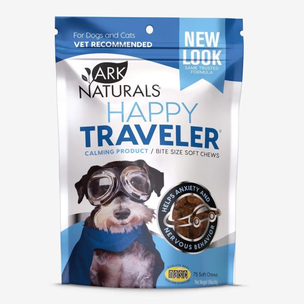 Ark Naturals Happy Traveler Dog And Cat Soft Chews; 75 Count Online now