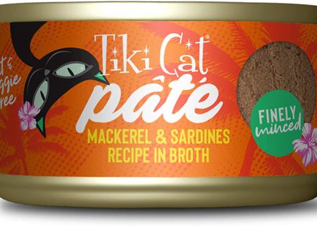 Tiki Pets Cat Grill Mackerel and Sardines Pate 2.8oz. (Case of 12) Cheap