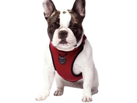 Canada Pooch Dog Everything Harness Mesh Red LG Online Hot Sale