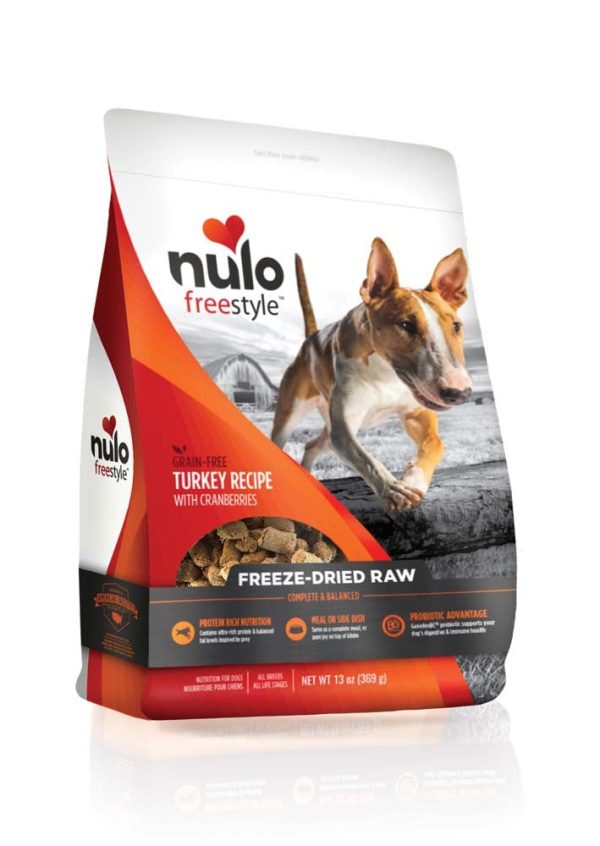 Nulo Freestyle Freeze-Dried Raw Grain-Free Dog Food Turkey w Cranberries 1ea 13 oz Online Hot Sale