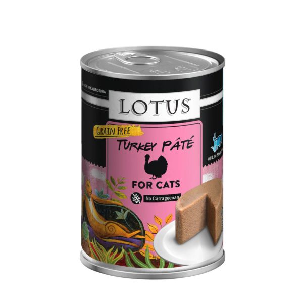 Lotus Cat Grain Free Turkey Pate 12.5oz. (Case of 12) Sale