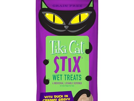 Tiki Pet Cat Stix Mousse Duck 3oz. (Case of 12) Supply