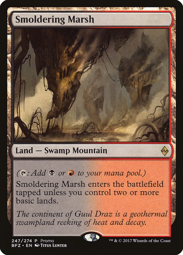 Smoldering Marsh (Promo) [Standard Showdown Promos] Supply