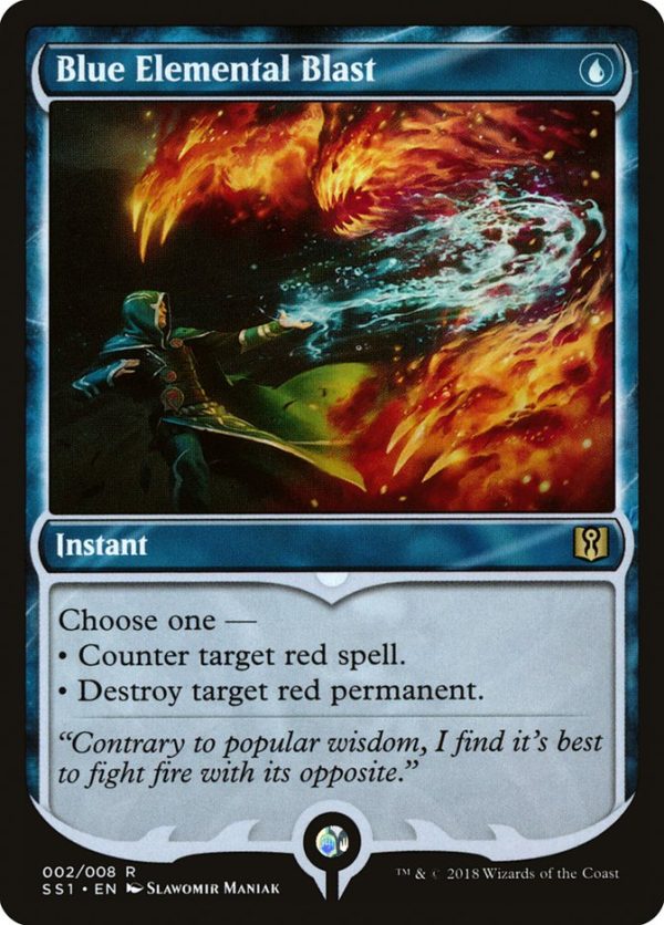 Blue Elemental Blast [Signature Spellbook: Jace] Sale