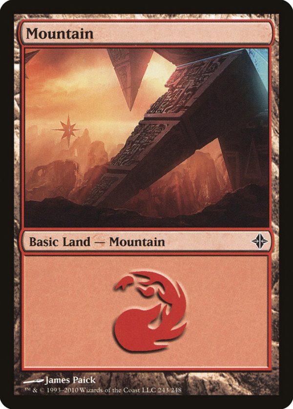 Mountain (243) [Rise of the Eldrazi] on Sale