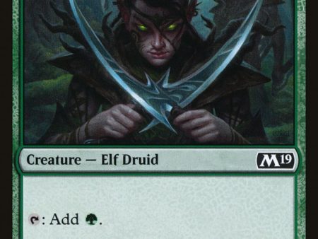 Llanowar Elves [Core Set 2019] Online now