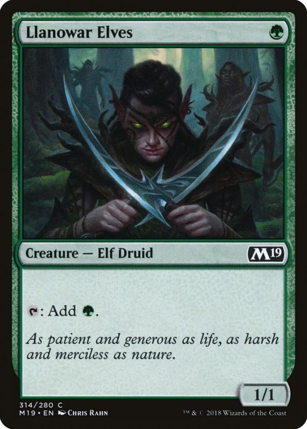 Llanowar Elves [Core Set 2019] Online now