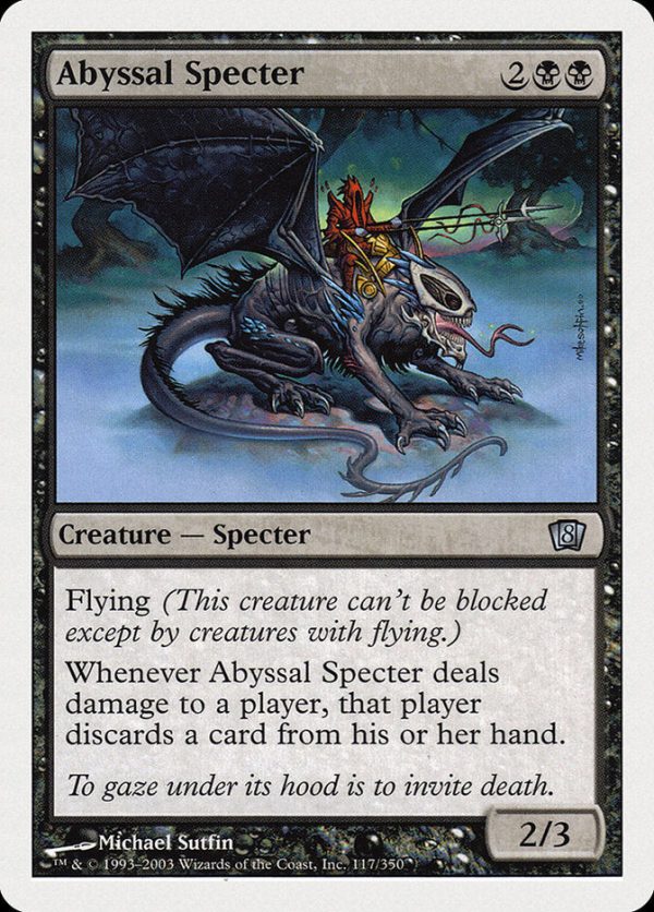 Abyssal Specter [Eighth Edition] For Discount