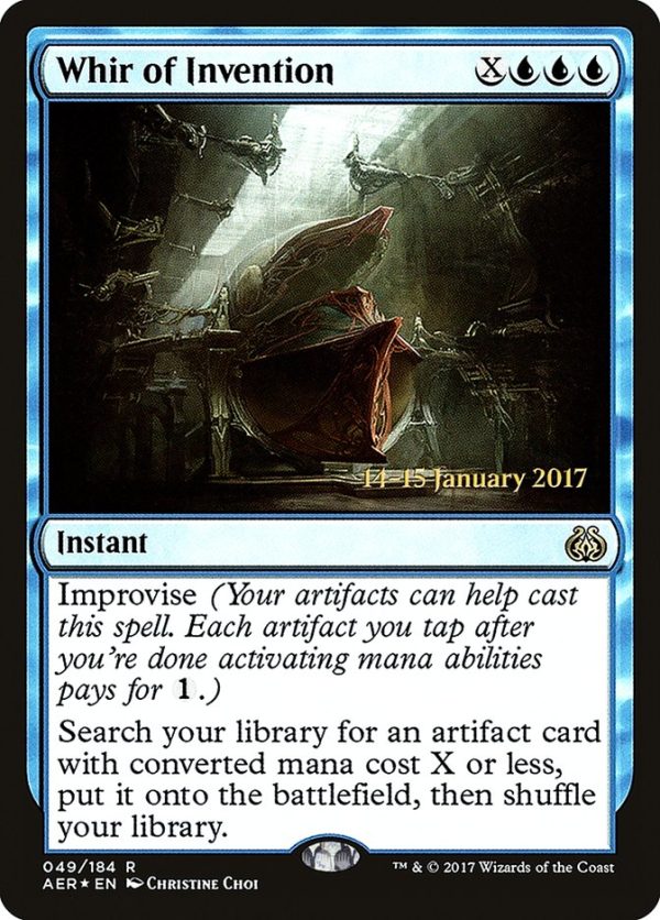 Whir of Invention [Aether Revolt Prerelease Promos] For Cheap