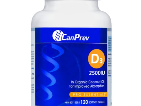 CanPrev D3 2500IU Softgels Fashion