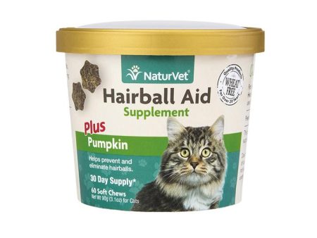 NaturVet Hairball Aid Soft Chews on Sale