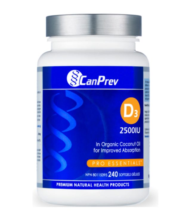 CanPrev D3 2500IU Softgels Fashion