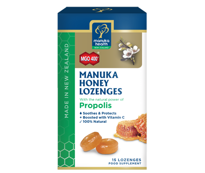 Manuka Health Honey & Propolis Lozenges (15 Lozenges) - Expires October 10, 2024 on Sale