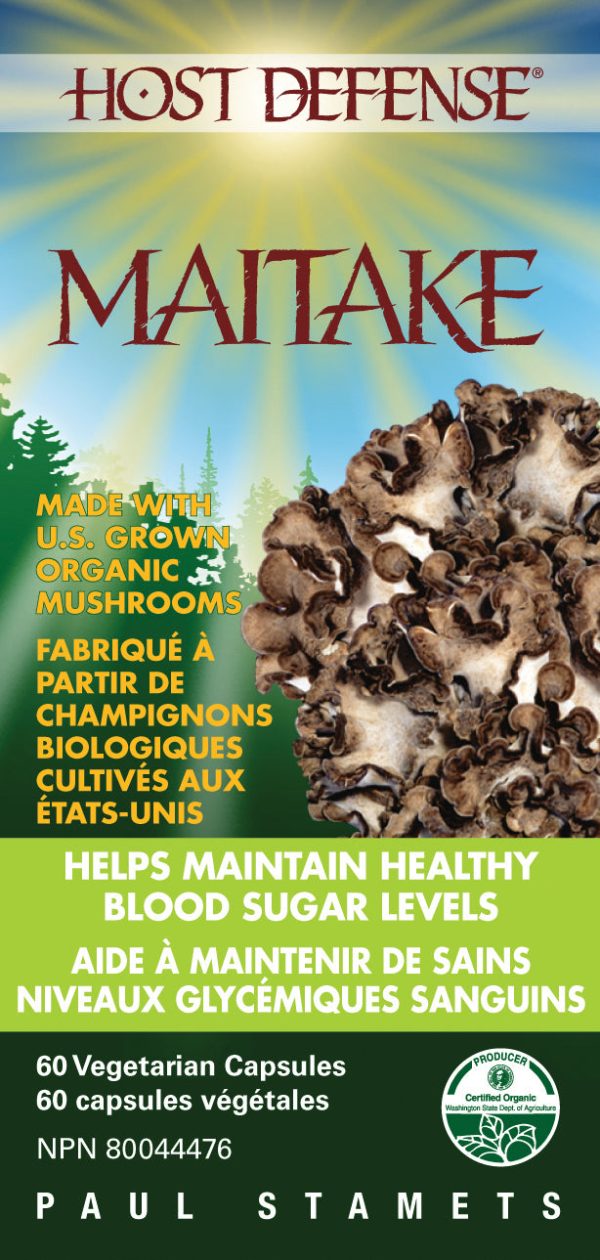 Host Defense  Maitake - For Healthy Blood Sugar Levels For Sale