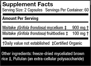 Host Defense  Maitake - For Healthy Blood Sugar Levels For Sale