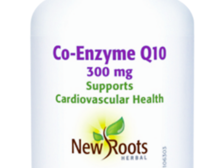 New Roots Herbal Co-Enzyme Q10 300mg (30 VegCaps) Online Hot Sale