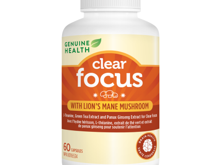 Genuine Health Clear Focus (60 Caps) Supply